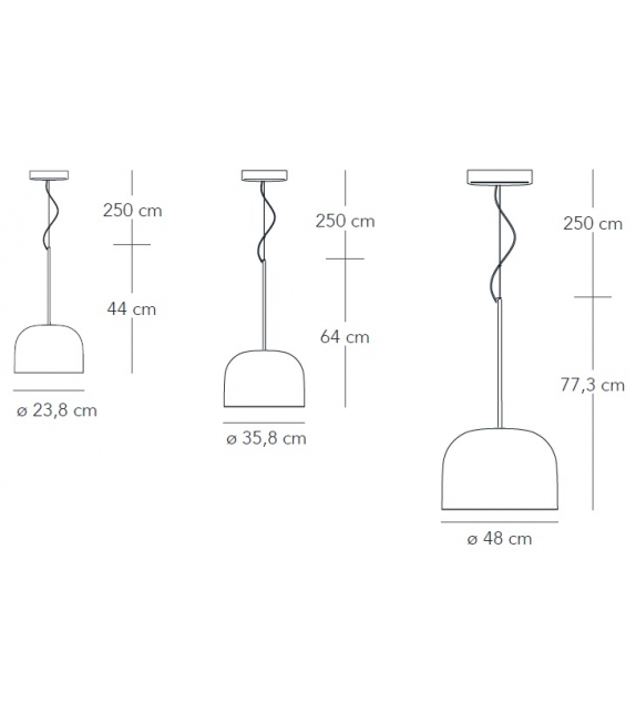 Equatore Fontana Arte Suspension