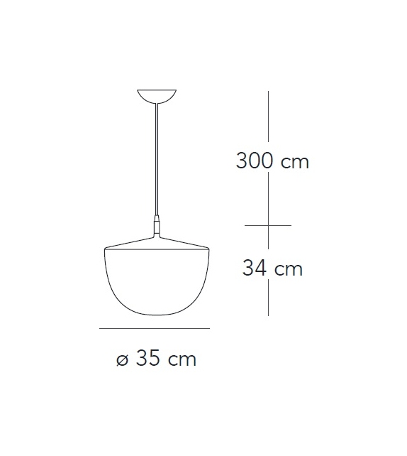 Cheshire Lámpara De Suspension Fontana Arte