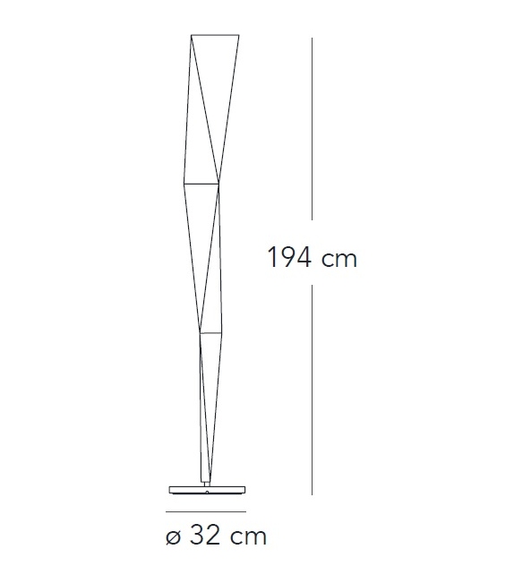 Vertigo Lampadaire Fontana Arte