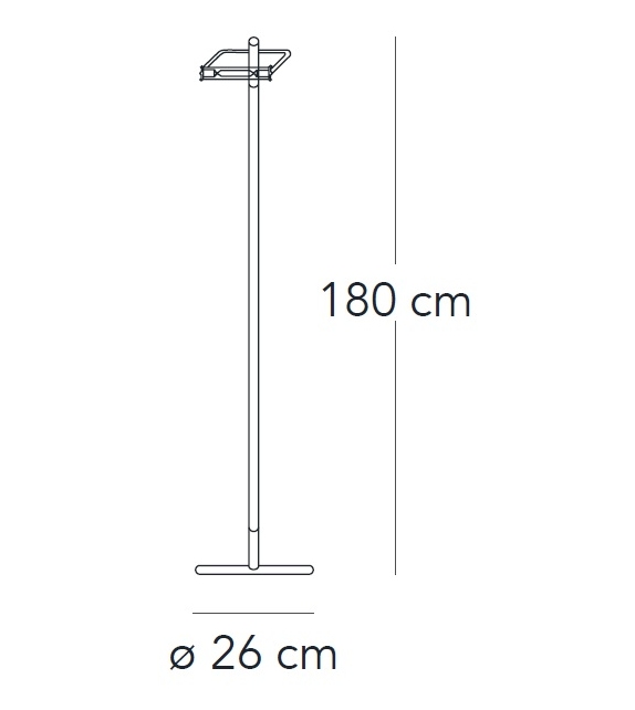 Scintilla Fontana Arte Floor Lamp