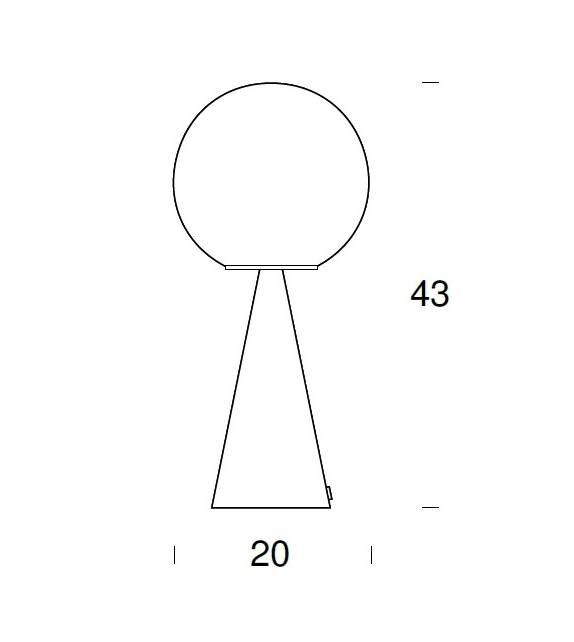 Bilia Fontana Arte Table Lamp