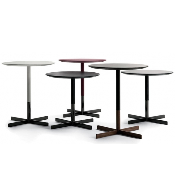 Ready for shipping - Bob Poltrona Frau Occasional Table with Leather Top