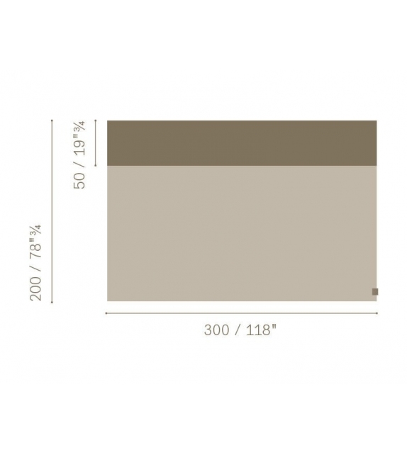 Ready for shipping - Land Poltrona Frau Rug