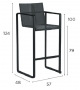 Alura Royal Botania Barstool