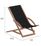 Beacher Royal Botania Chaise Pliable