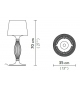 Clizia Slamp Lámpara de Mesa