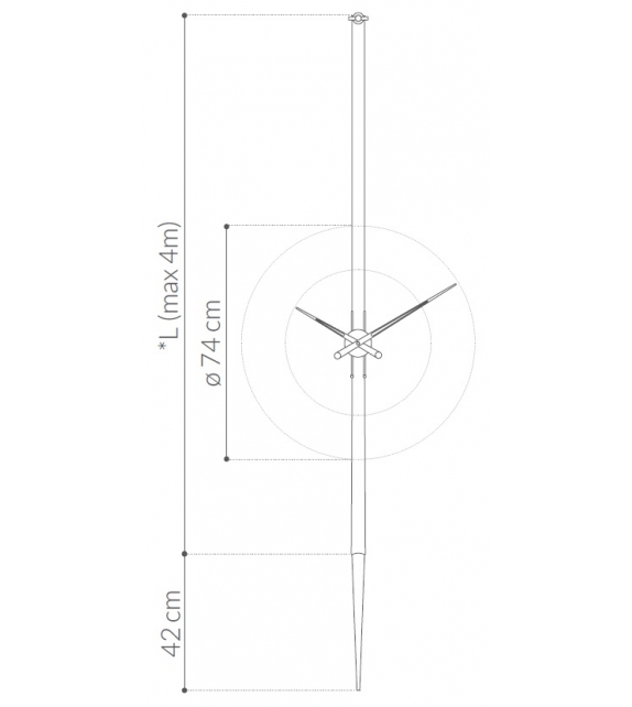 Versandfertig - Péndulo Nomon Uhr