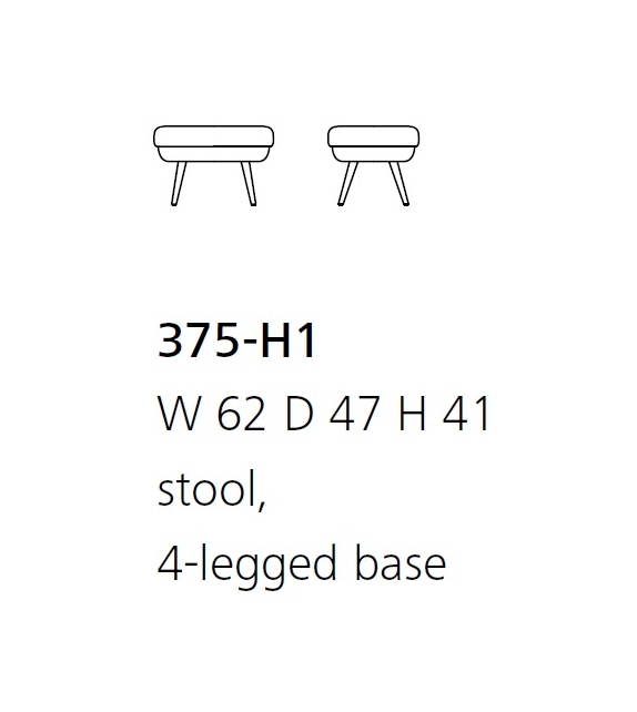 375 Walter Knoll Poggiapiedi