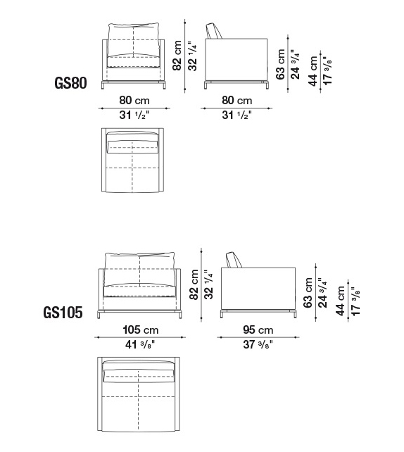 George B&B Italia Project Fauteuil