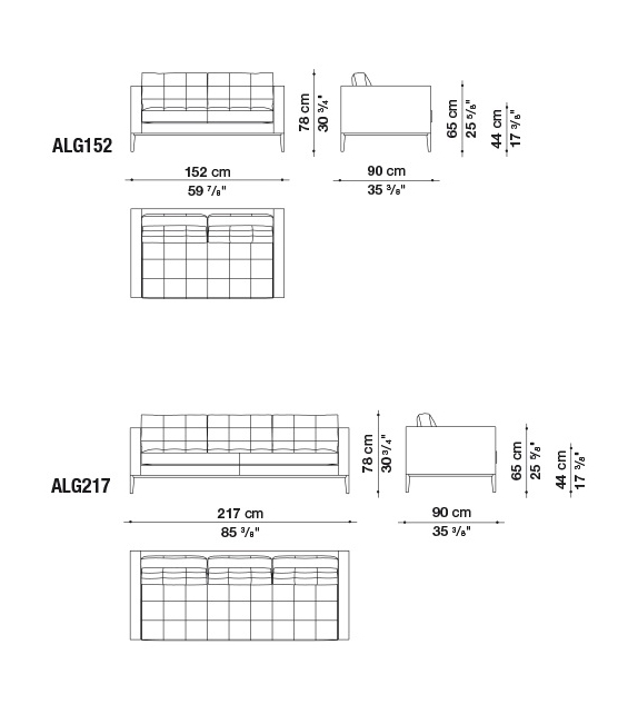 AC Lounge B&B Italia Project Sofá