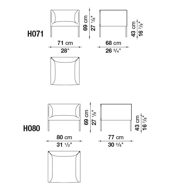 Hollow B&B Italia Project Sessel