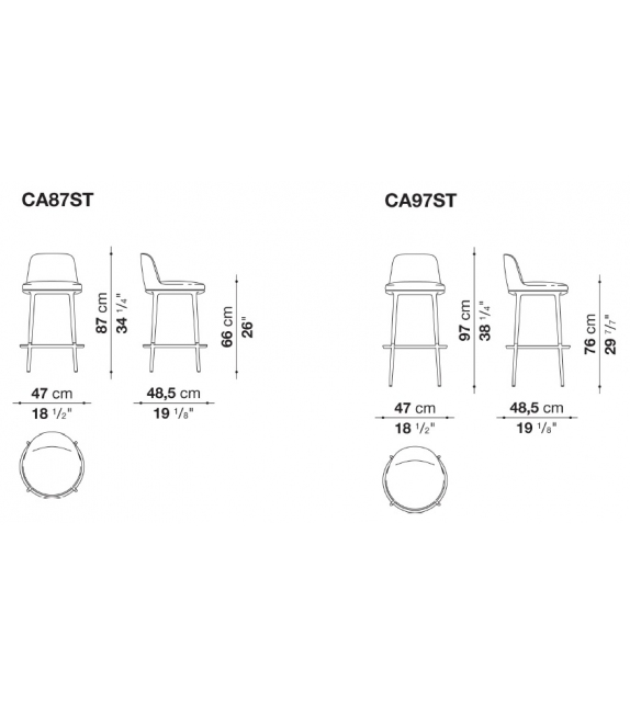 Caratos Maxalto Hocker