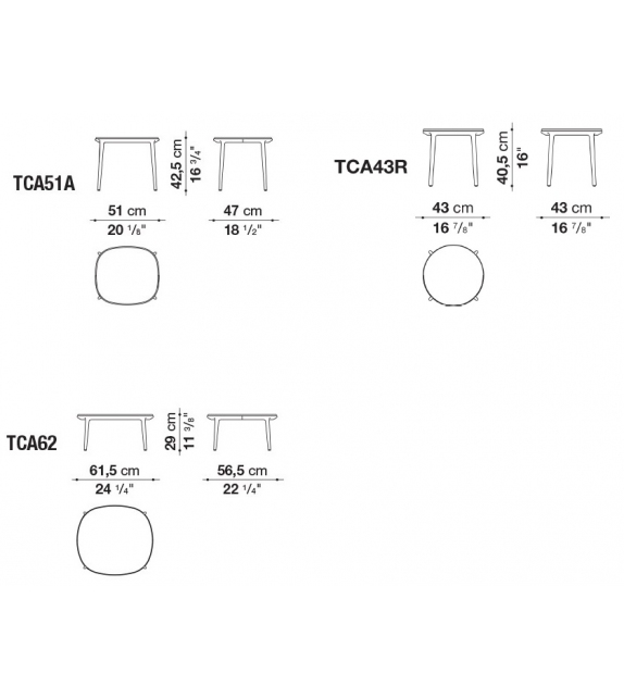 Caratos Maxalto Table Basse