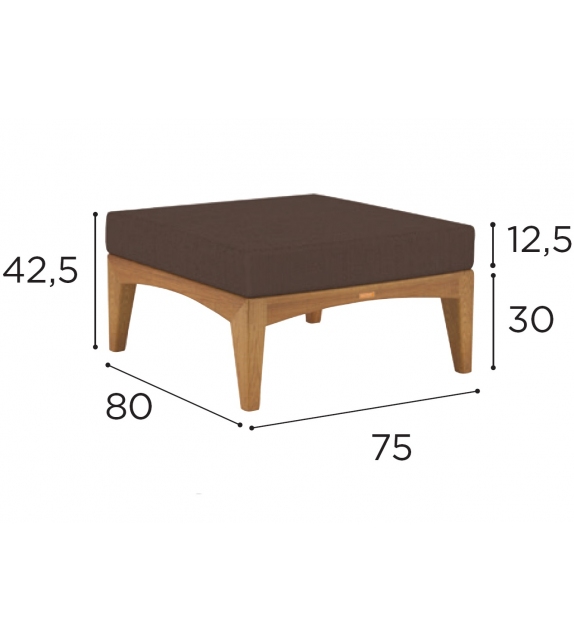 Zenit Lounge Royal Botania Footstool