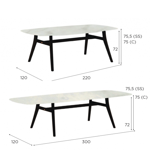Zidiz Table Royal Botania