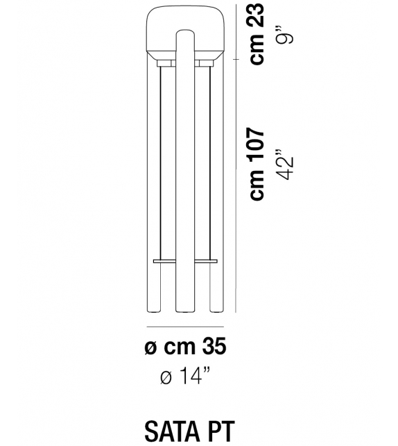 Sata Vistosi Lampadaire