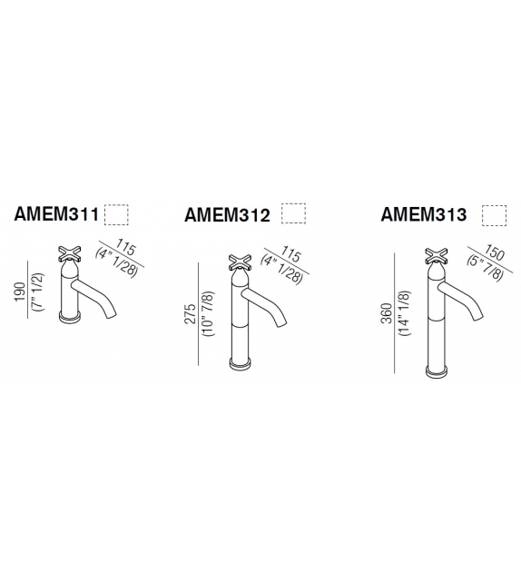 Memory Agape Rubinetto Monoforo