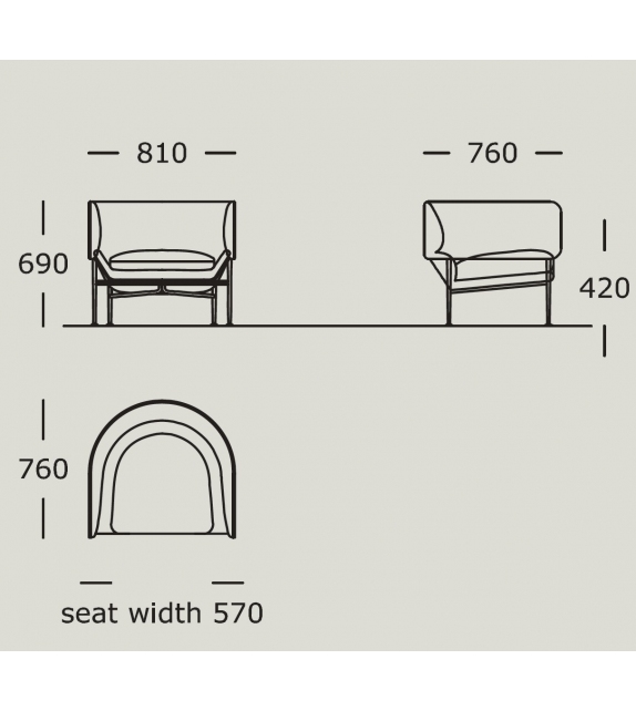 Collar Wendelbo Armchair