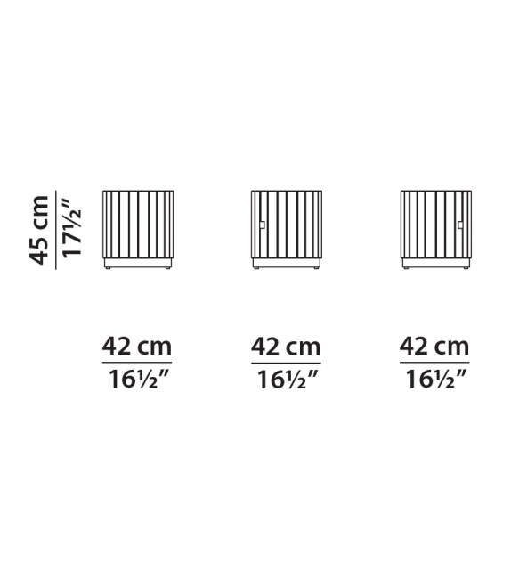 Ninfea Baxter Table de Chevet