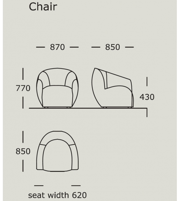 Lobby Wendelbo Armchair