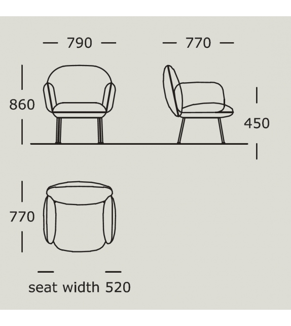 Ollie Wendelbo Fauteuil
