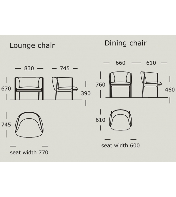 Sepal Wendelbo Petit Fauteuil