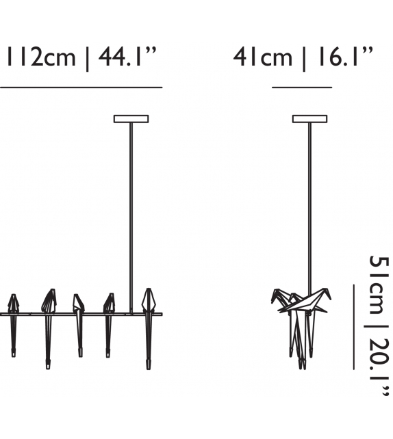 Perch Light Moooi Lampada a Sospensione