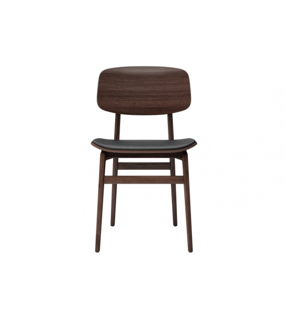 NY11 Dining Chair Norr11 Sedia con Seduta Rivestita