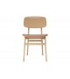 NY11 Dining Chair Norr11 Sedia con Seduta Rivestita