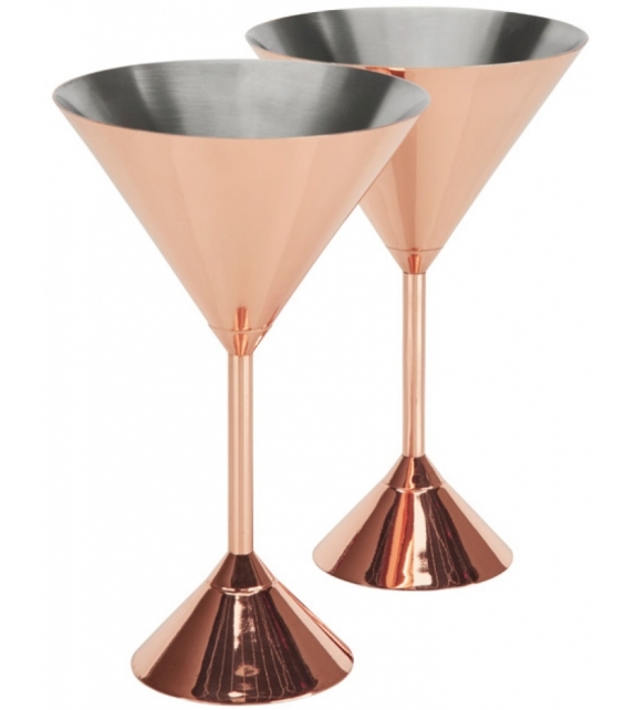 Plum Martini Glass Set of 2 Tom Dixon