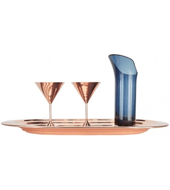 Plum Martini Tom Dixon Set von 2 Gläsern