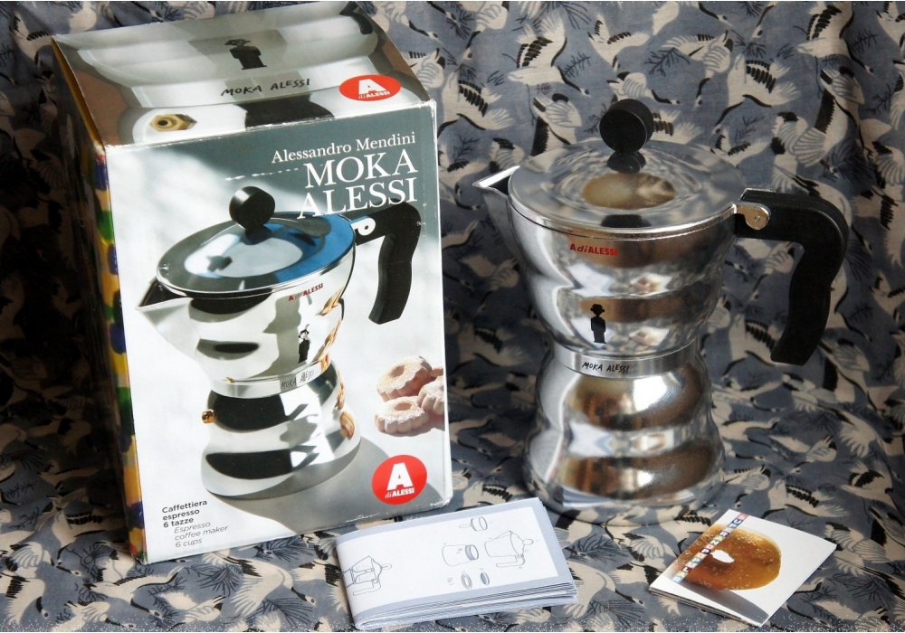 Pronta consegna – AAM33 Moka Alessi Caffettiera Espresso - Milia Shop