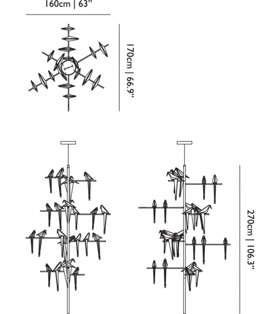 Perch Light Moooi Lampada a Sospensione