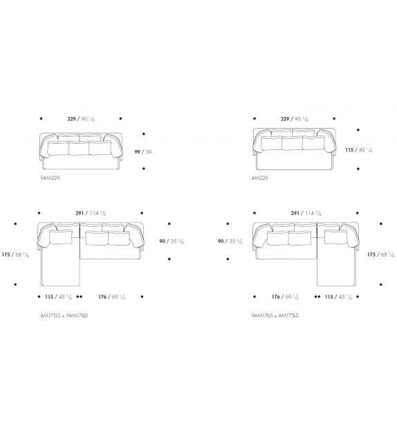 Amoenus Soft Maxalto Divano