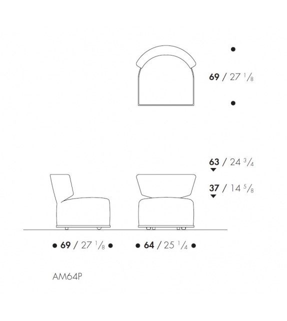 Amoenus Soft Maxalto Poltrona