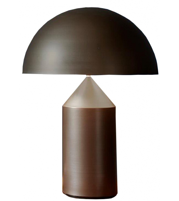 Atollo Lampe De Table Bronze Oluce