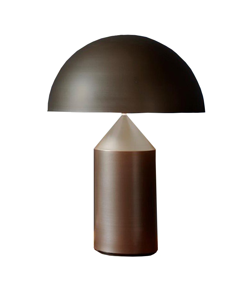 Atollo Lampe De Table Bronze Oluce