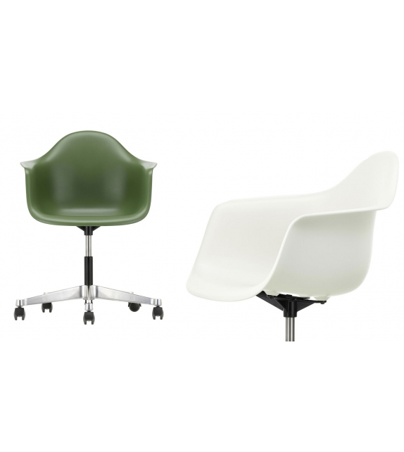 Eames Plastic Armchair PACC Chaise Pivotant Vitra