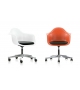Eames Plastic Armchair PACC Swivel Chair With Cushion Vitra