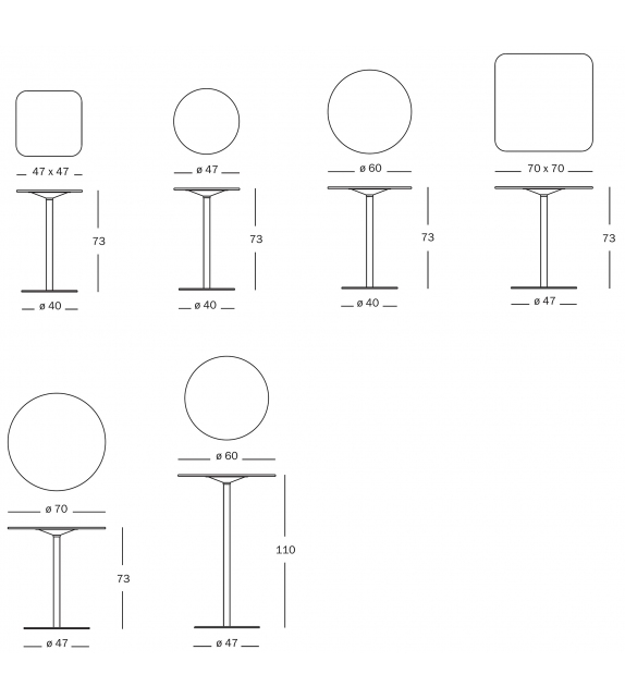 Passe-partout Magis Table