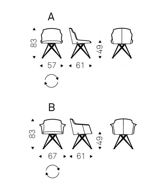 Flaminia Cattelan Italia Chair