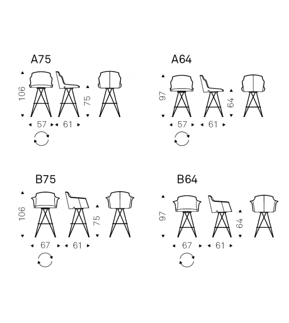 Flaminia Cattelan Italia Sedia
