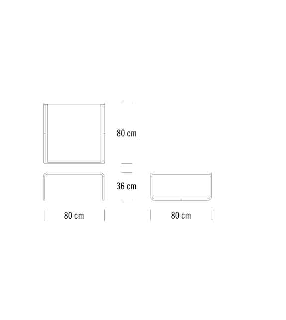 B 20 Thonet Couchtisch