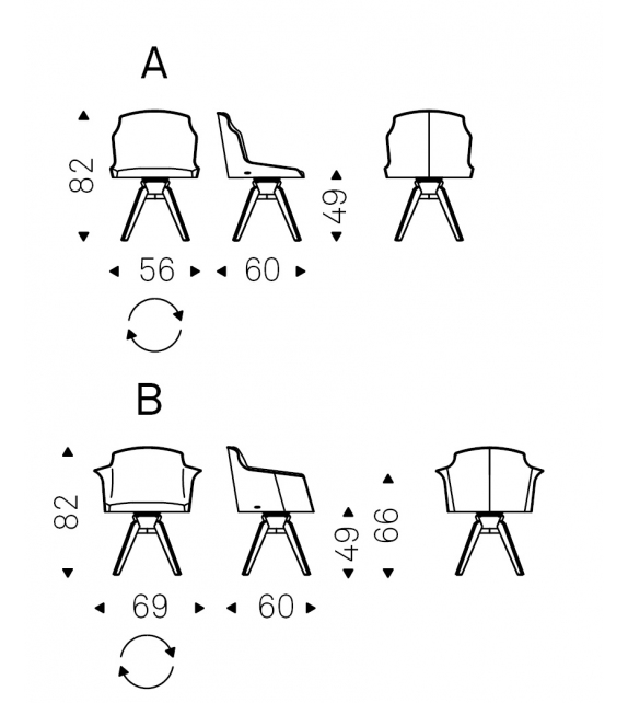 Tyler Cattelan Italia Swivel Chair