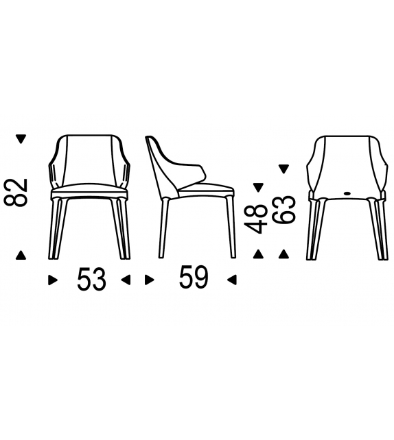 Wanda Cattelan Italia Small Armchair