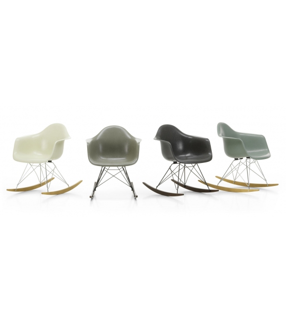 Eames Fiberglass Armchair RAR Poltroncina a Dondolo Vitra