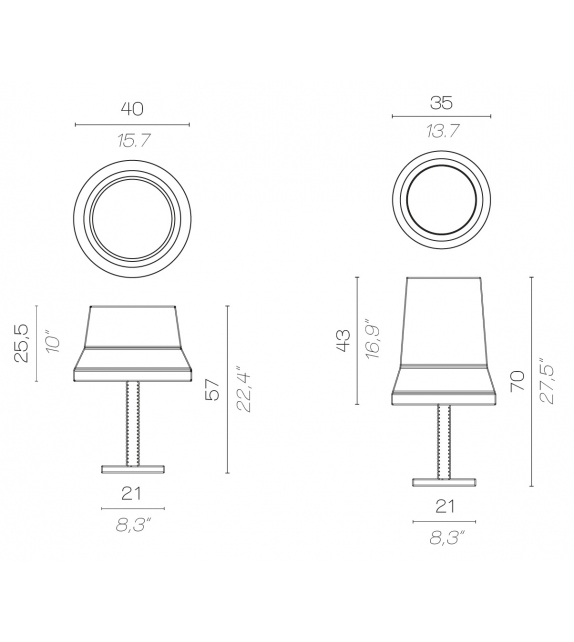 Audrey Contardi Lampe de Table