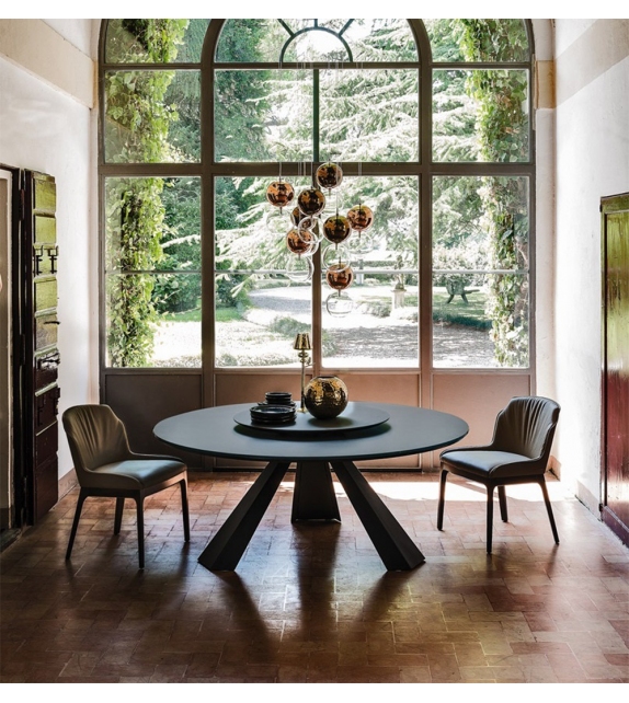 Eliot Keramik Round Cattelan Italia Mesa Redonda