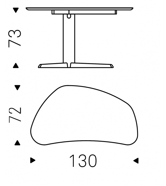 Malibù Cattelan Italia Writing Desk