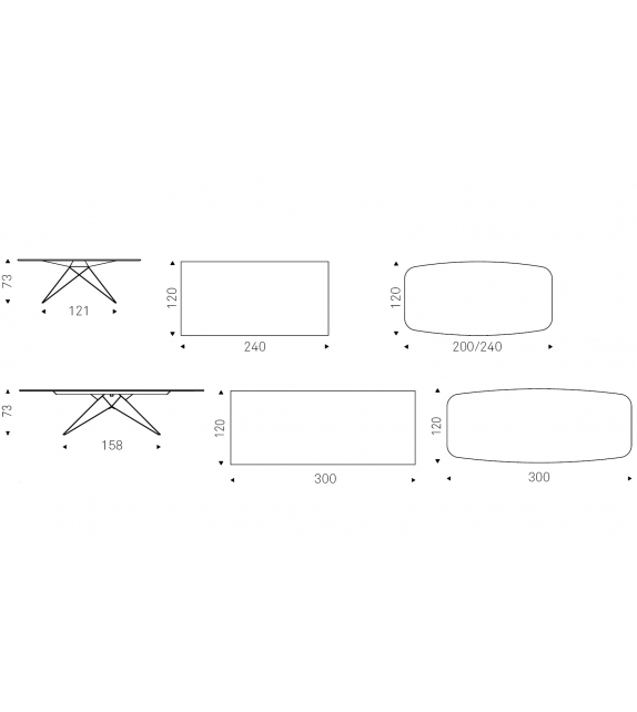 Premier Keramik Drive Table Cattelan Italia